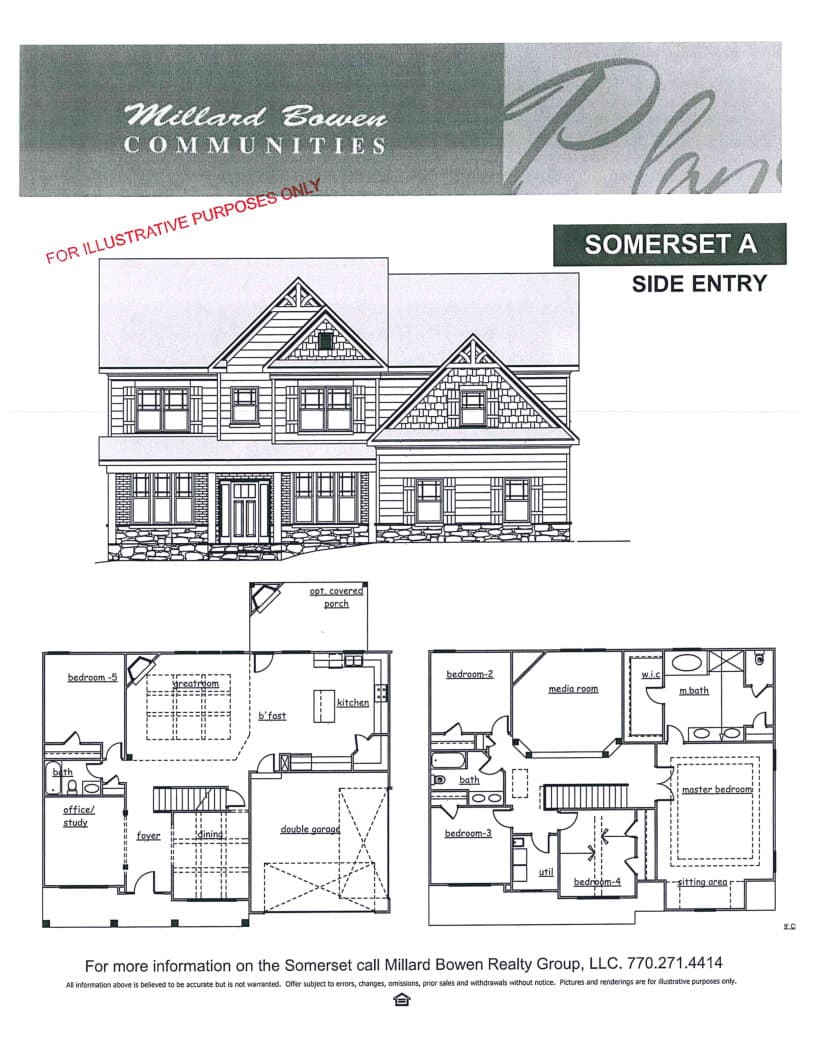 Elevation A, side entry