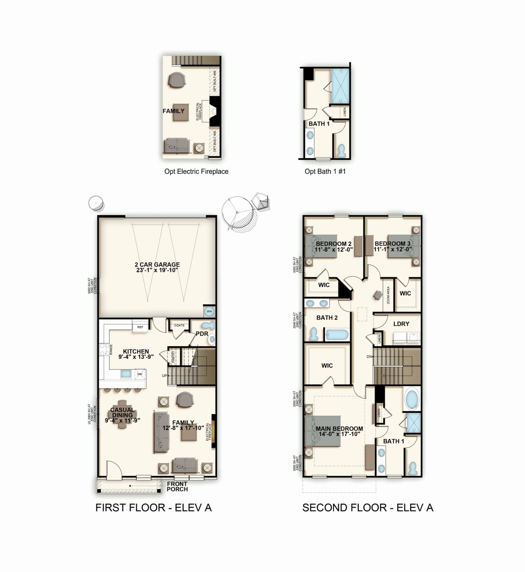 Floor plan of the The Aspen plan