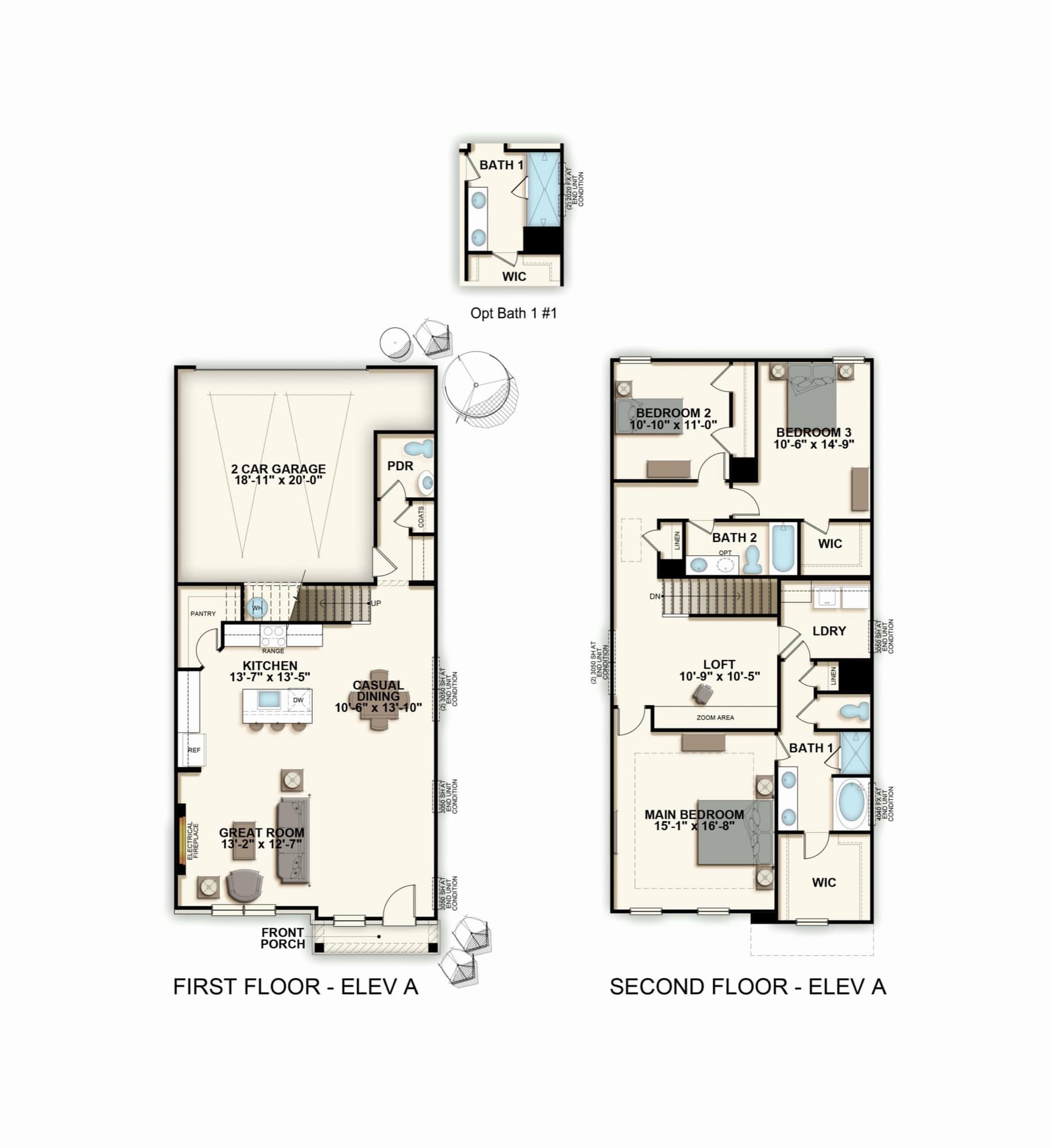 Floor plan of the The Bradford plan