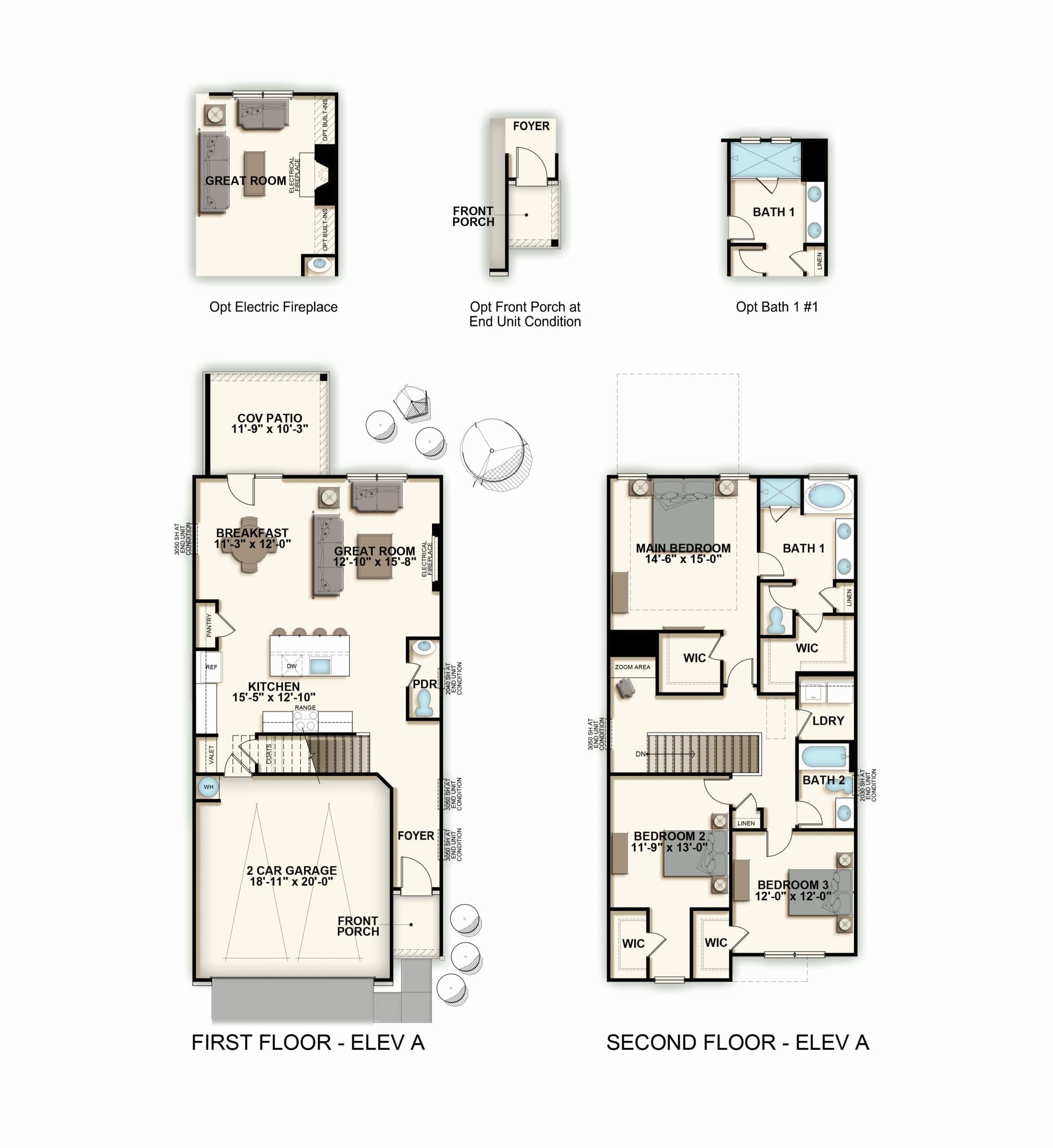 Floor plan of the The Frazier plan