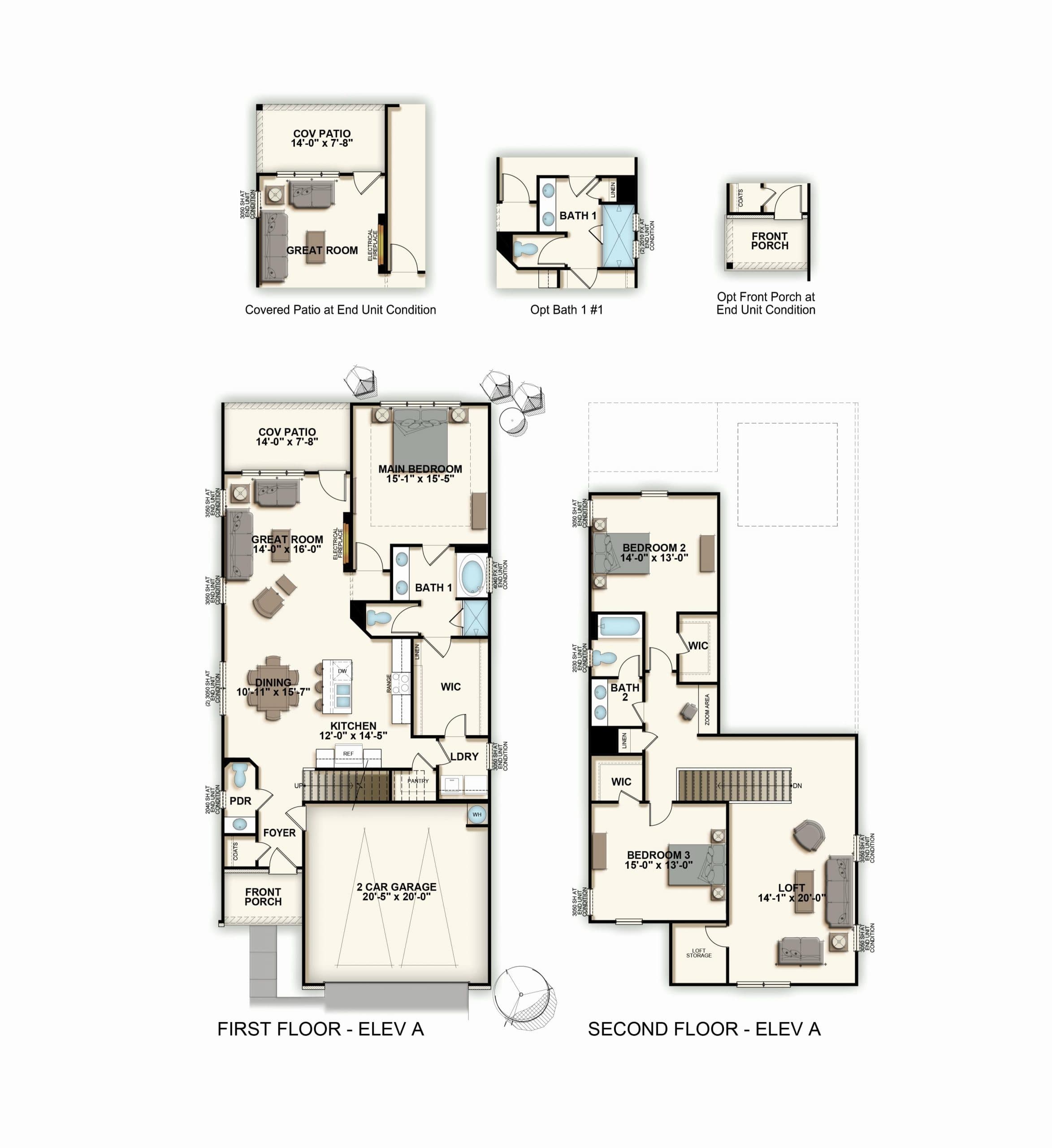 Floor plan of the The Georgian plan
