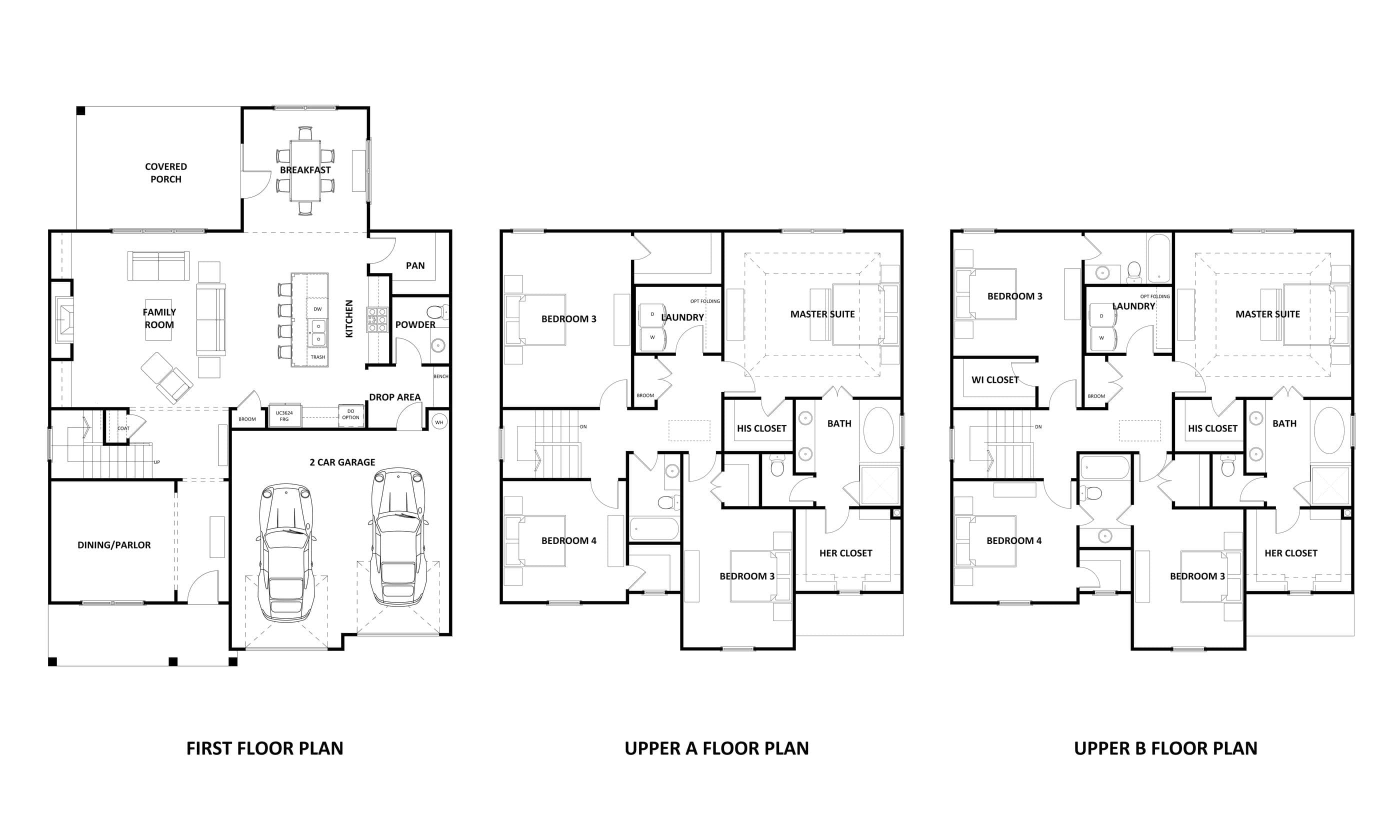 Floor plan of the The Miller plan