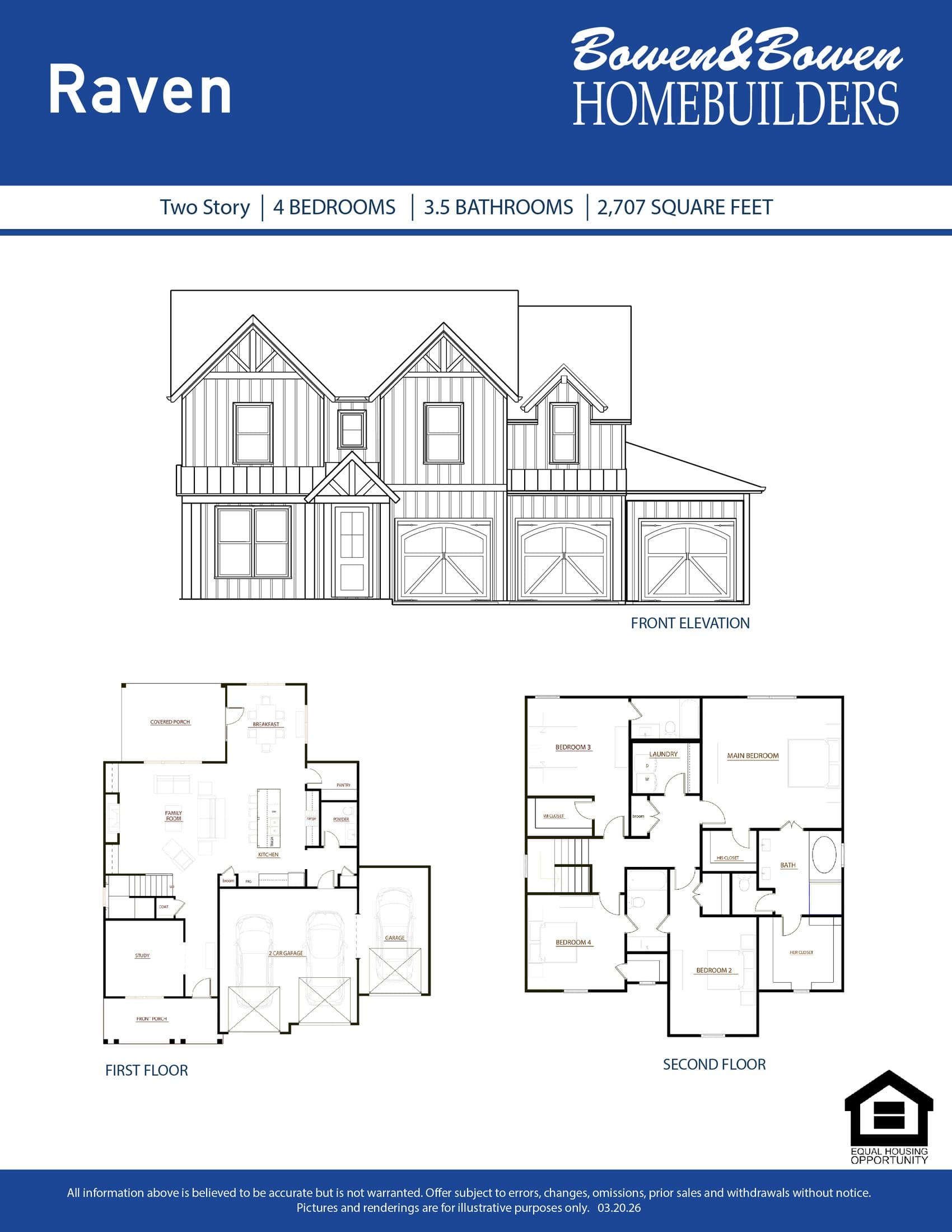 Floor plan of the The Raven plan
