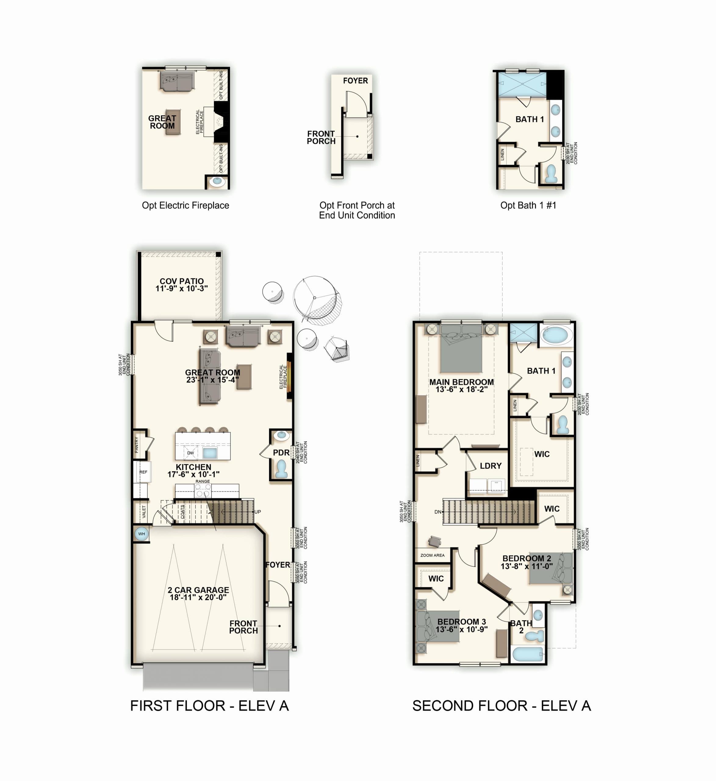 Floor plan of the The Cherry plan